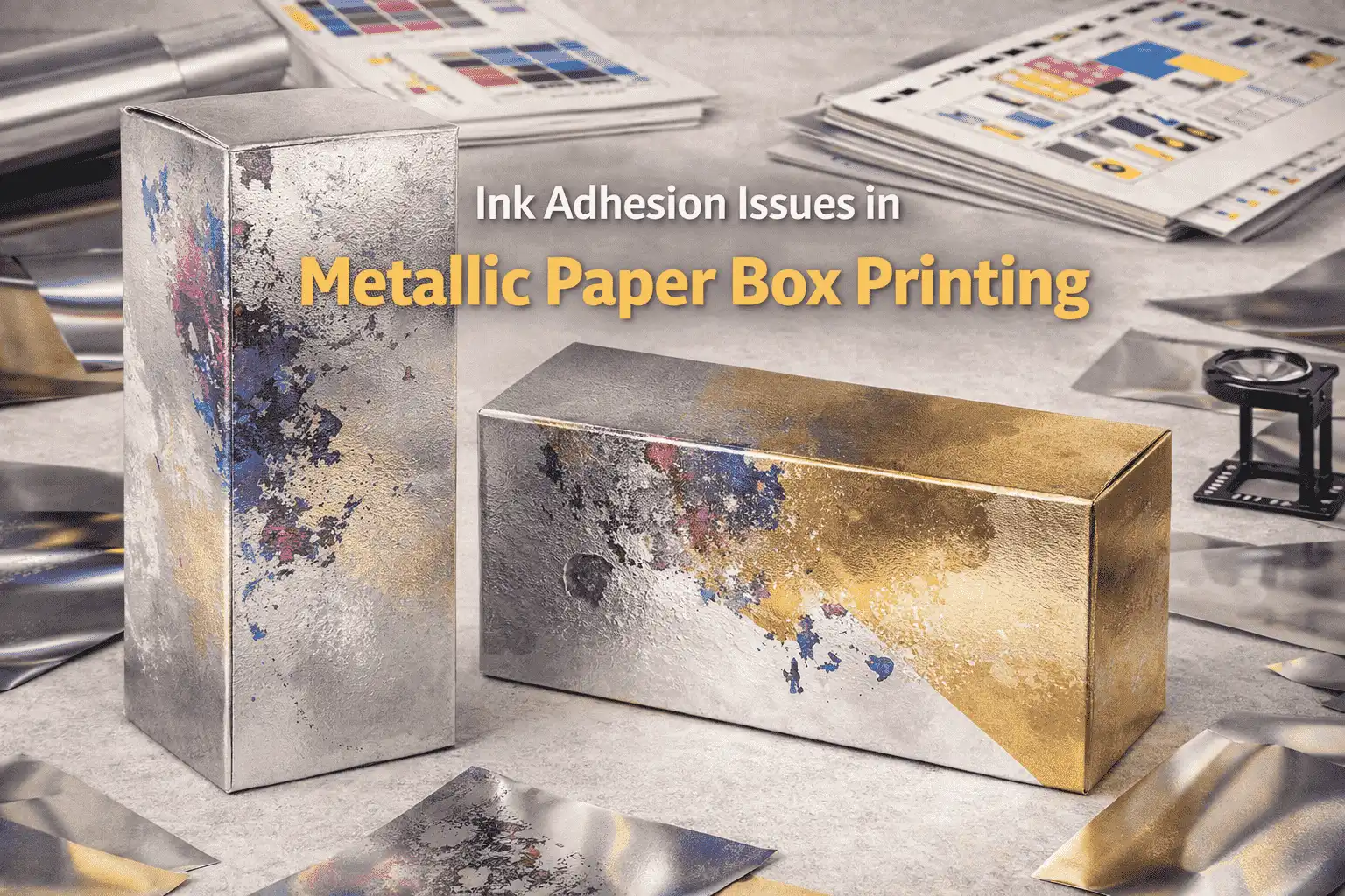Ink Adhesion Issues in Metallic Paper Box Printing